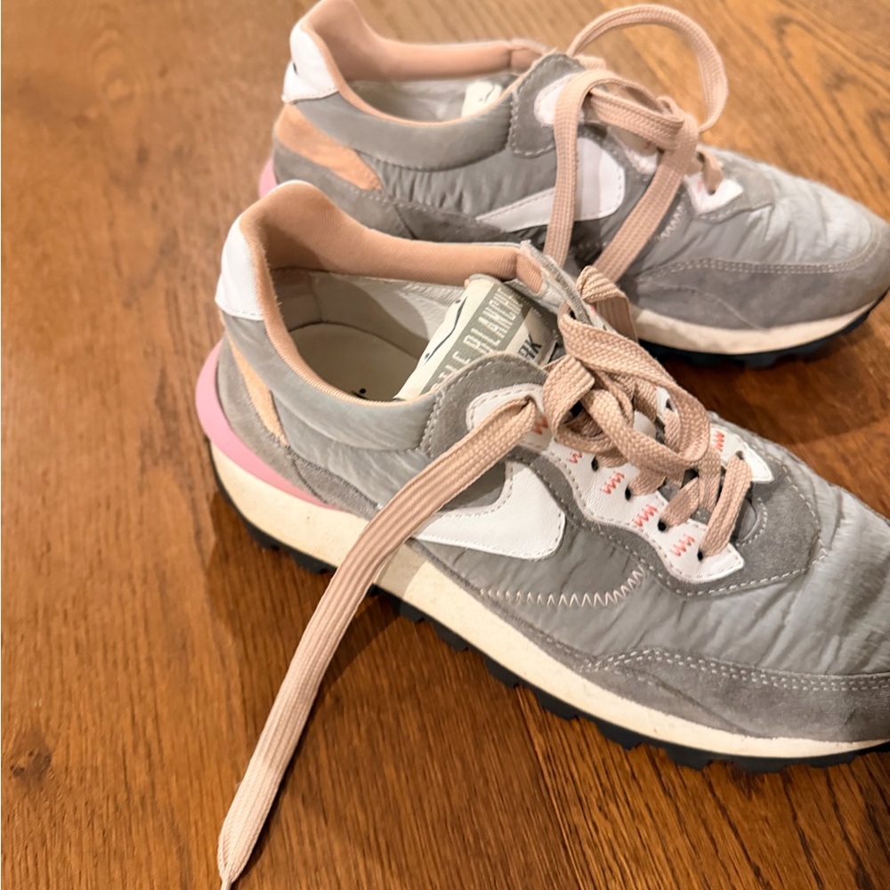 Voile Blanche Gray and Pink Women's Sneakers - Picture 8 of 11